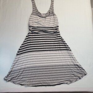 Athleta Tank Dress Womens Small Santa Maria Stripe Athleisure Jersey Sleeveless‎